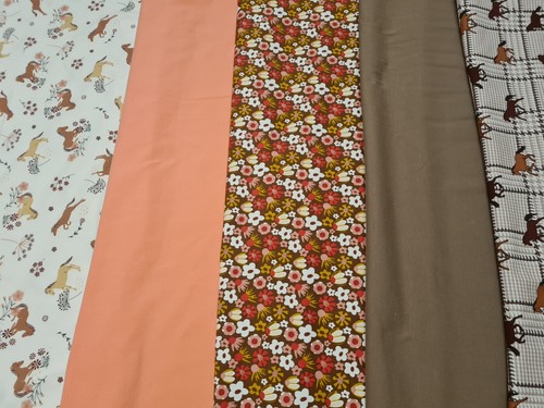 Pferde stoffpaket - pferde, 5x
